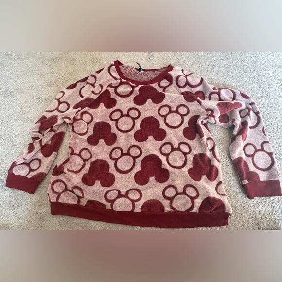 Disney Maroon Cozy Lounge Set - Picture 2 of 5